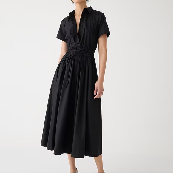 J Crew Elena shirtdress in cotton poplin **POCKETS** - Picture 2 of 7